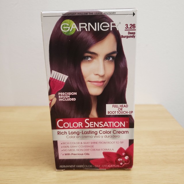 Garnier Color Sensation LongLasting Hair Color Deep Burgundy 3.26