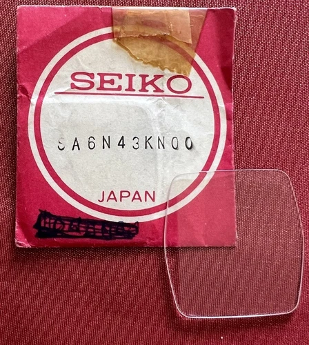 ORIGINAL SEIKO GLASS CRYSTAL VINTAGE NOS SA6N43KN00 FOR 2633 5000