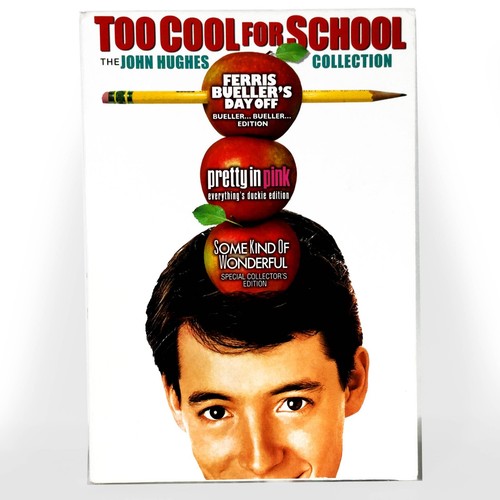 Ferris Bueller / Pretty in Pink / Some Kind (3-Disc DVD, 1986-1987) Like New !