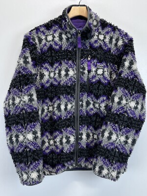 Mens Patagonia Retro X Deep Pile Full Zip Jacket Sz M VGUC