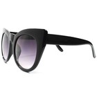 Womens Vintage Classic Retro Fashion Oversized Black Frame Cat Eye