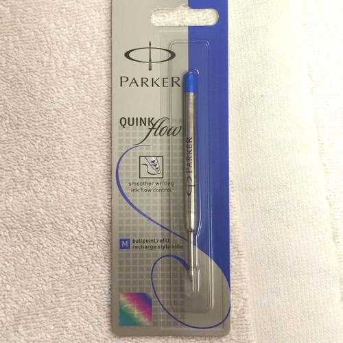 Parker, PARKER PEN, Pen Refill, Blue, Medium Point, QuinkFlow Ink