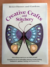 Creative Crafts and Stitchery Better Homes & Gardens Vintage Book 1976 Hard Back