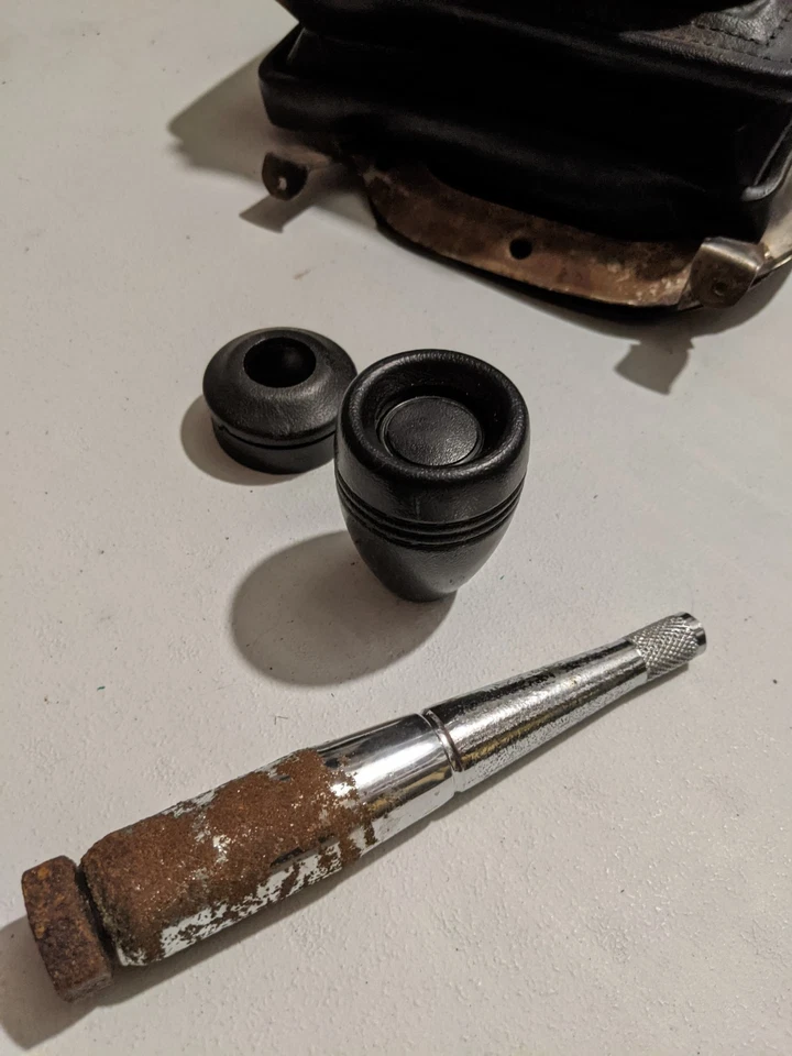 82 83 93 CHEVY S10 BLAZER GMC S15 JIMMY 4X4 CAJA DE TRANSFERENCIA PALANCA DE CAMBIOS MONTAJE BOTA Foto 4 de 4