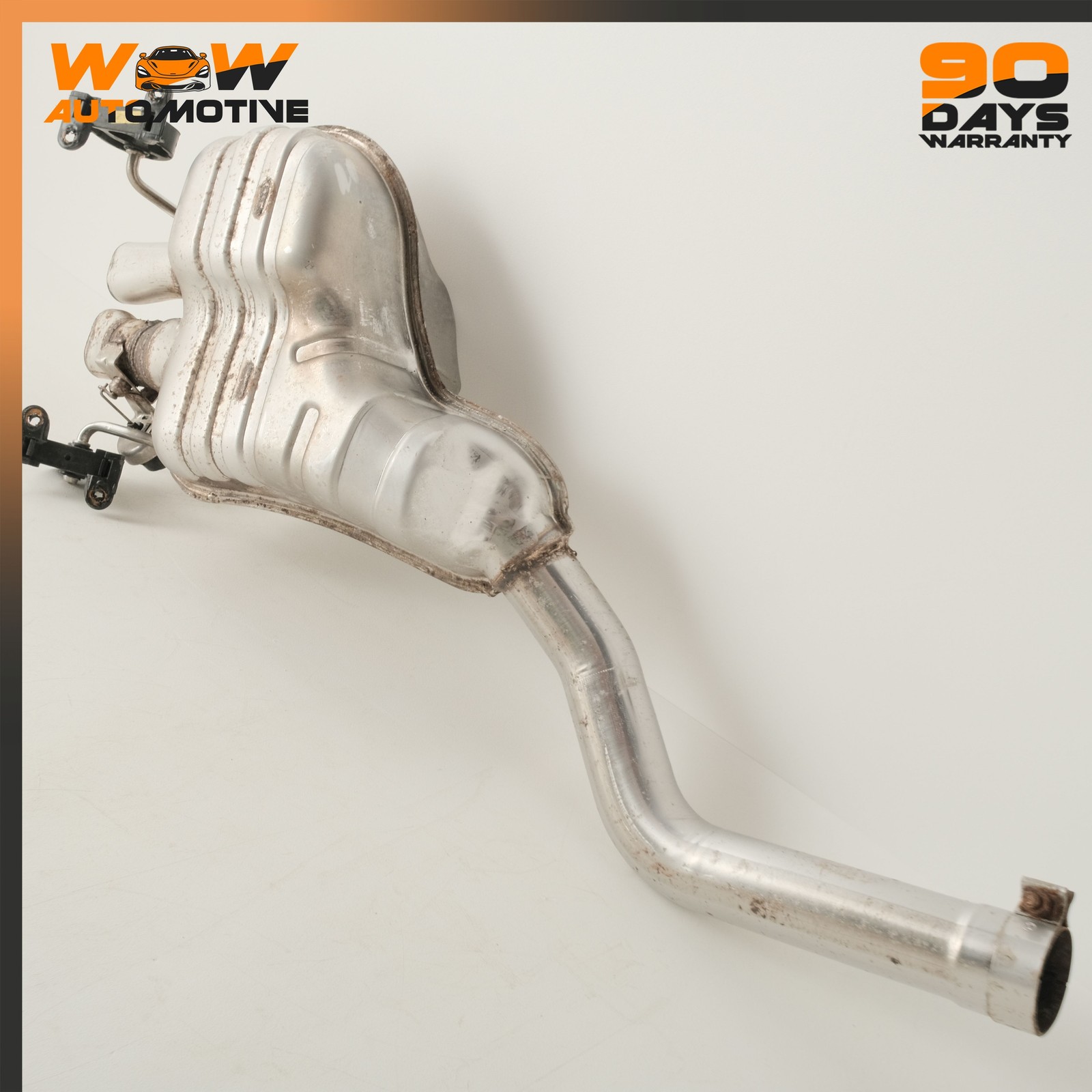 04-13 BENTLEY CONTINENTAL SUPERSPORTS REAR LEFT RIGHT EXHAUST MUFFLER SET OEM