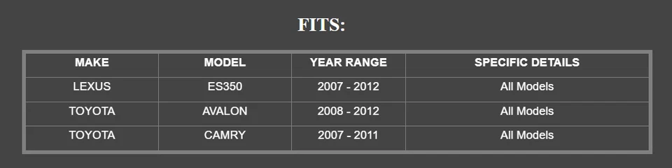 PARA 2007 - 2011 TOYOTA CAMRY KIT DE FREIO TRASEIRO ORIGINAL DO FABRICANTE ROTORES PASTILHAS E CALÇOS - Imagem 2 de 2