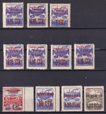 España - Guerra Civil -  1937 - Asturias   - Conjunto de sellos - MNH