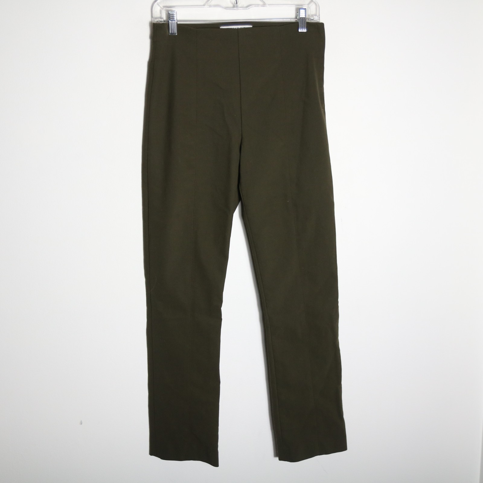 MM LaFleur Foster Pant Womens 8 Olive Green Pull On Ankle Casual Work Office
