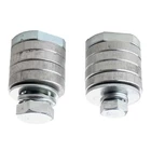 2Pcs Angle Grinder to Grooving Machine Adapter Converter Aluminum Alloy M10/M14
