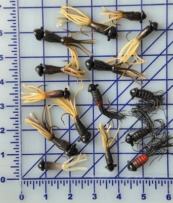 15 Northland Stand-Up Lip Stick Jigs Power Heads New Old Stock Out of Package