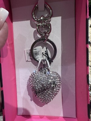 NWT Y2K JUICY COUTURE PAVE HEART KEYFOB