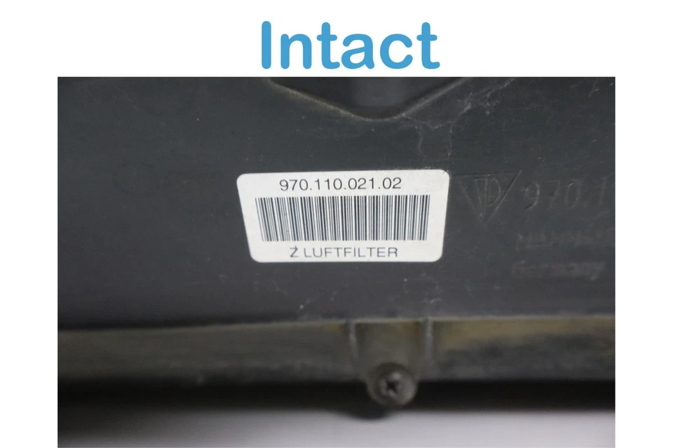 Conjunto de conducto de filtro de filtro de aire del motor Porsche Panamera 970 10-16 OEM Foto 3 de 4