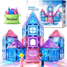 Diamond Magnetic Building Blocks - Princess Toys for 3-8 Year Old Girls & Boys -