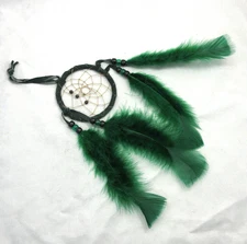 Native American Dream Catcher, 3" DreamCatcher, Cherokee Made, COA #DC3-9