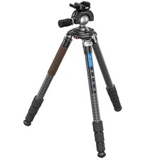 Leofoto LN-364C Heavy Duty Tripod Carbon Fiber W/bag /75mm Bowl LN-364C+MH-60LRC