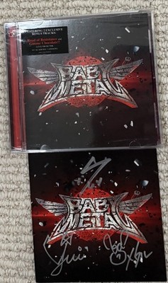 BABYMETAL by Babymetal (CD) Plus SIGNED Booklet By All 3. CD Brand New & Sealed
