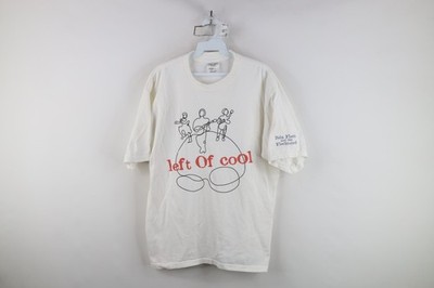Vintage 90s Mens Large Left of Cool Bela Fleck and the Flecktones Band T-Shirt