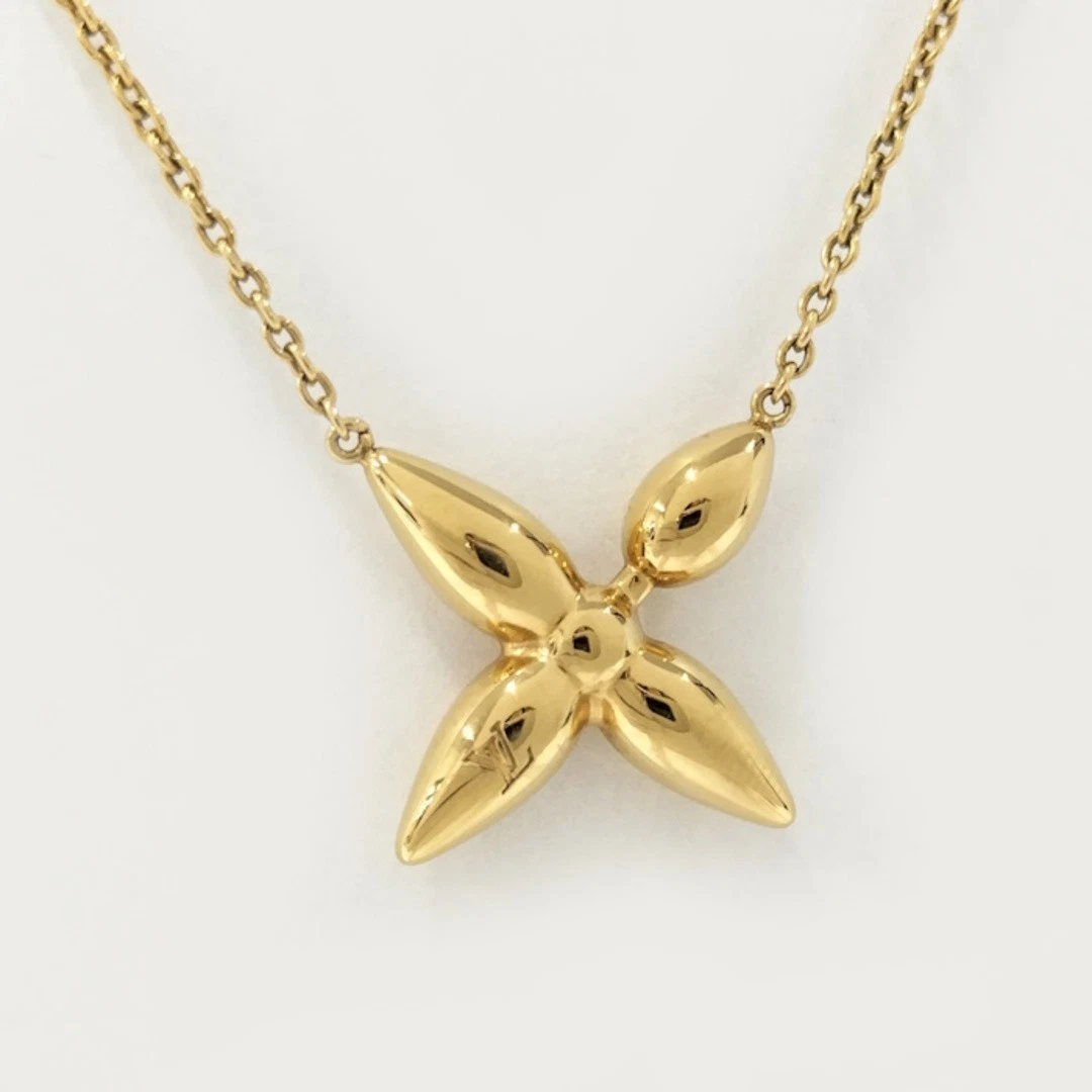 LOUIS VUITTON（LV） Louis Vuitton COLLANA CORIEL ISETTE PLACCATA ORO usata SKAI 0