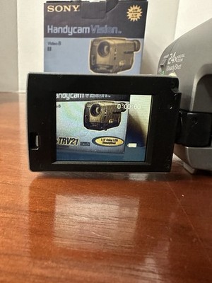 Mint Sony Handycam CCD-TRV21 8mm Camcorder Bundle W/box Tested And