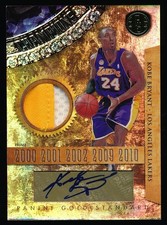 2010-11 Gold Standard Kobe Bryant Champions Rings Auto Autograph Patch #'d /24