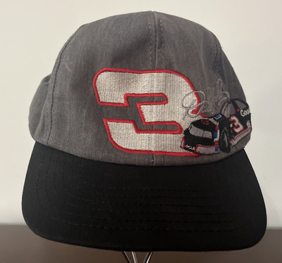 Vintage 90s Dale Earnhardt #3 Mom n Pop's Racing Hat Sports Image USA Snapback
