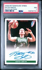 2005 Rittenhouse WNBA Hall of Fame KATIE SMITH Autographed PSA 7