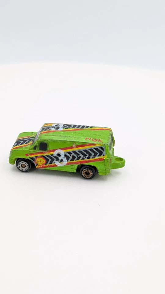 Micro Machines 1992 Ultra Fast Green NGK Shell Ford Van #3 Bonus Read Descript - Image 2 of 4