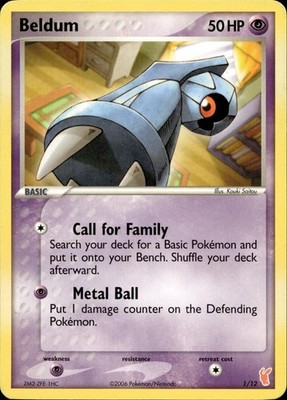 BELDUM 1/12 EX TRAINER KIT 2 PLUSLE POKEMON MP