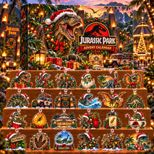 Jurassic Park Christmas Advent Calendar Gift For Fans DD867