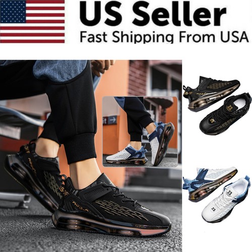 Men's Sneakers Outdoor Athletic Jogging Tennis Sports Shoes Adjustable Non-slip