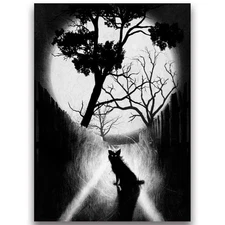 Dog in the Alley – Inked Horror – MTG Size – 100 Textured Matte Card Sleeves