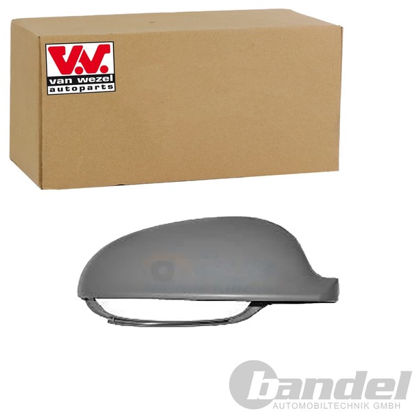 VAN Wezel Spiegelkappe Rechts FüR Seat Alhambra Skoda Superb VW EOS Golf Jetta-image