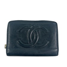 Chanel Black Leather Wallet Vintage