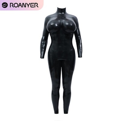 Roanyer Glossy H Cup Silicone Full Bodysuit for Fetish CD DQ Halloween Cosplay