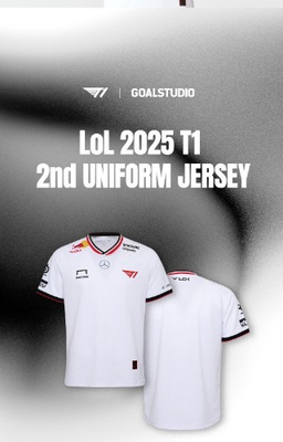 スポーツ選手 2025 T1 UNIFORM JERSEY - Doran M AUTHENTIC] T1 2025 2ND UNIFORM JERSEY FAKER DORAN ONER KERIA