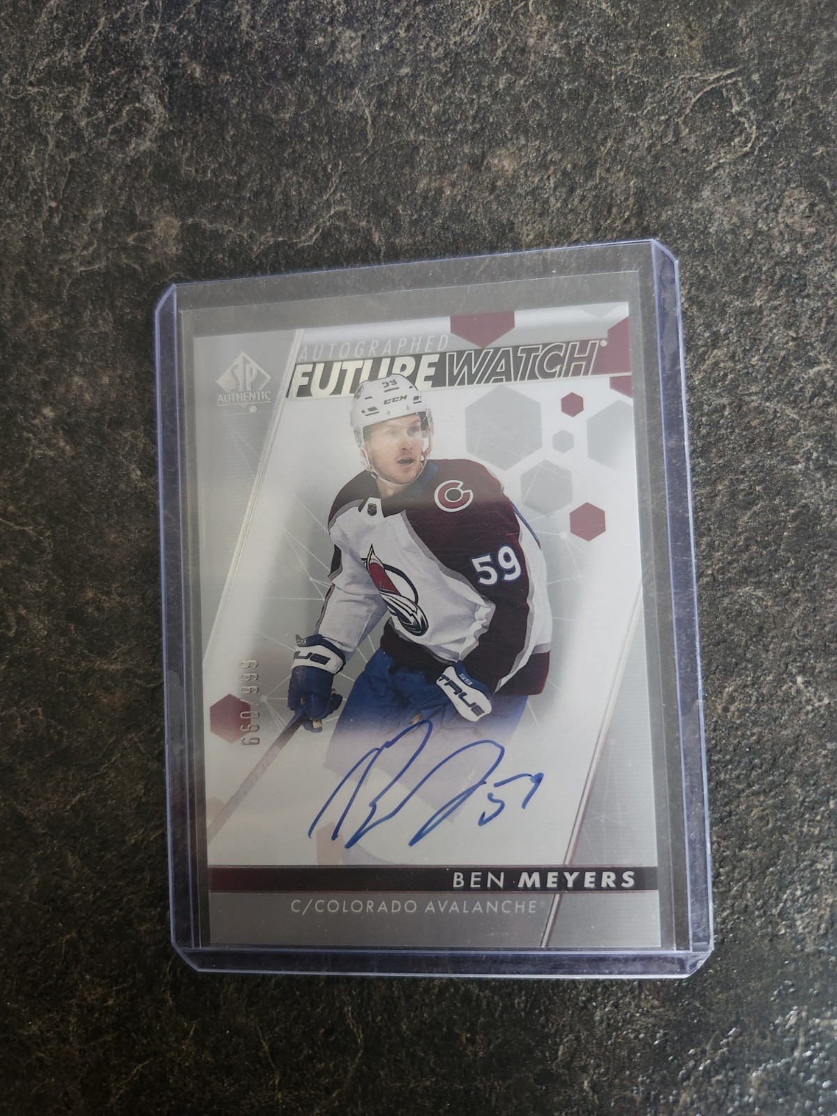 2022-23 SP Authentic Future Watch Rookie Auto 240/999 Ben Meyers Card# 163