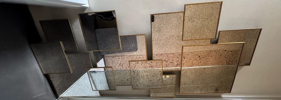 Vintage Rustic / Distressed Mirror  - Image 4 of 4