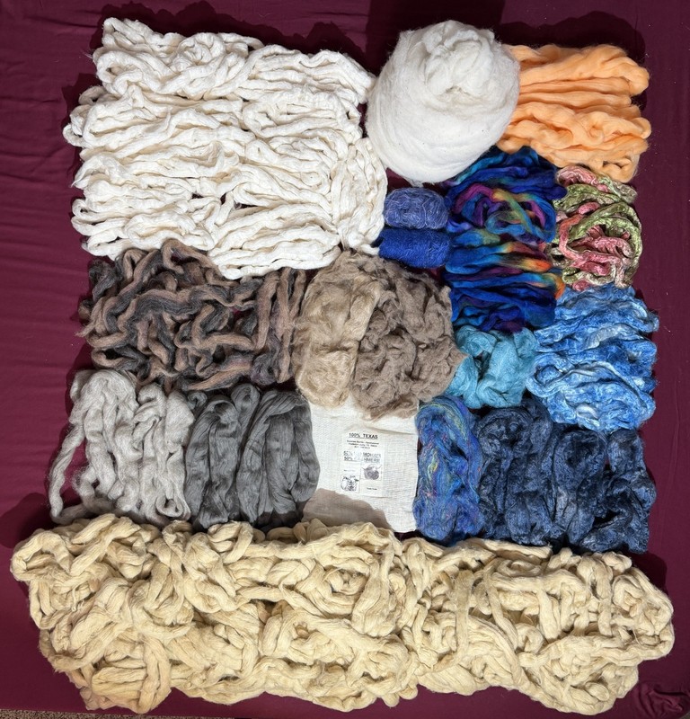 Mohair/Cashmere? for Spinning/Felting/weaving/knitting/crochet - Appx 3 POUNDS!