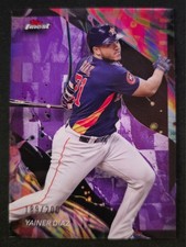 2024 Topps Finest - Uncommon Yainer Diaz #112 Purple Refractor /200