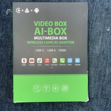 D3 Ai Box Wireless CarPlay Adapter Android Auto, Netflix/YouTube/TikTok,