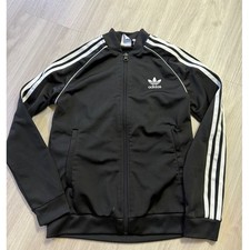 Adidas Originals Boys Primeblue SST Track Jacket Black White 11-12Y M GN8451