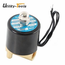 1/4" 12V Electric Solenoid Valve DC DN8 Air Water N/C Gas Oil Normally Closed