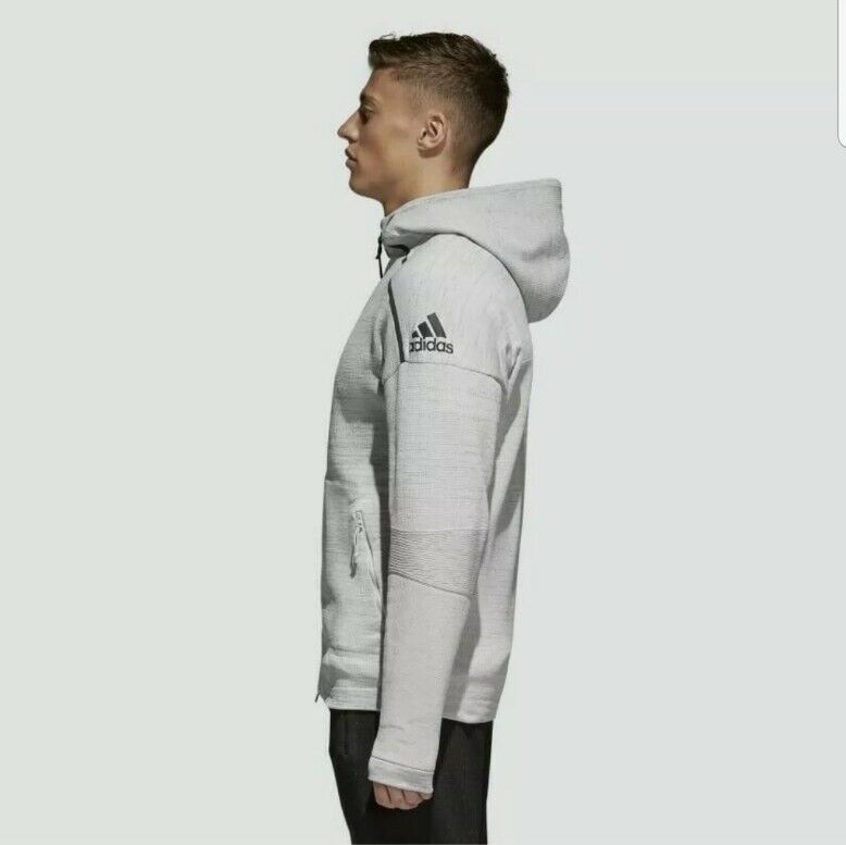 Adidas Z.N.E Prime HD Men's Full Zip Track Jacket Light Grey Adidas Z.N.E Prime HD Men's Full Zip Track Jacket Light Grey