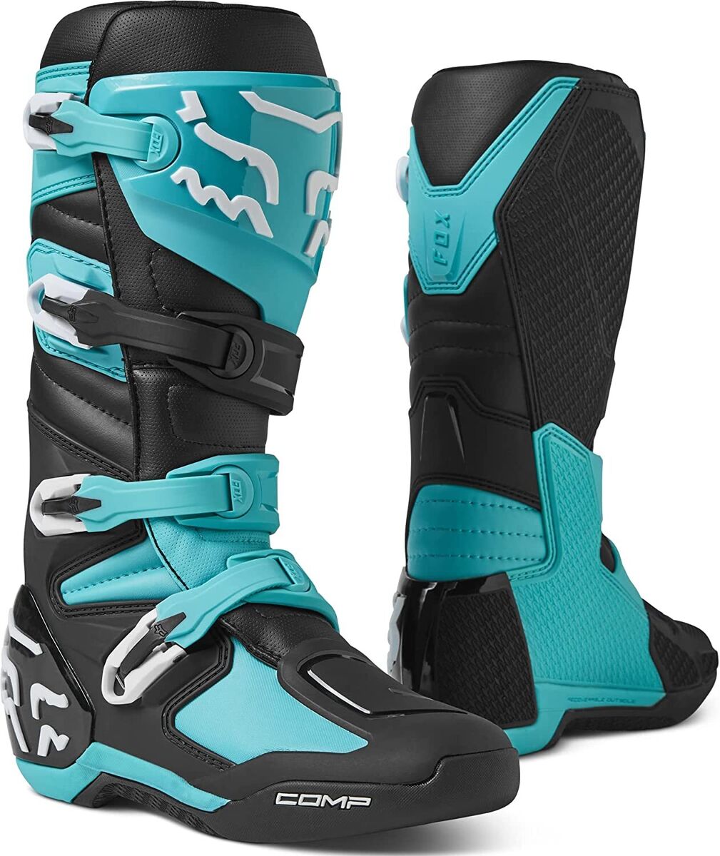 Fox Racing Men's Comp Boots (Teal) 28373-176 | eBay Fox Racing Men's Comp Boots (Teal) 28373-176 | eBay