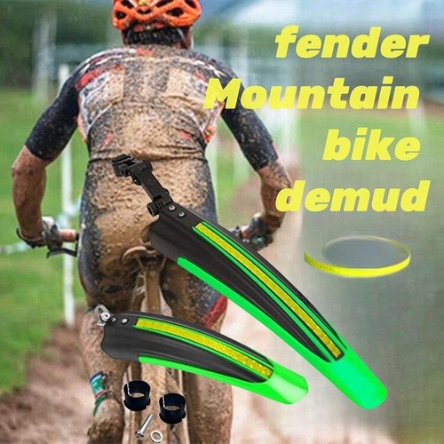 Bike Fender Set with 26ft DIY Reflective Tape, Adjustable Bicycle Fenders - 第 1/5 張圖片