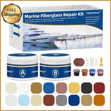 Fiberglass Boat Repair Kit Color Match , Gel Coat Repair Kit for Boats, Marine