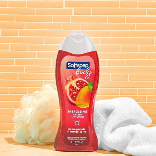 Softsoap Duschgel, Granatapfel & Mango Spritz Duschgel, 20 flüssige Unzen (4er Pack) - Bild 2 von 7