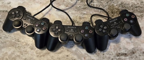 Sony PS2 NEGRO Controlador Con Cable OEM DualShock PlayStation 2 - Foto 12
