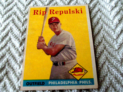 1958 TOPPS # 14 RIP REPULSKI PHILS NM / MINT OR BETTER !! | eBay