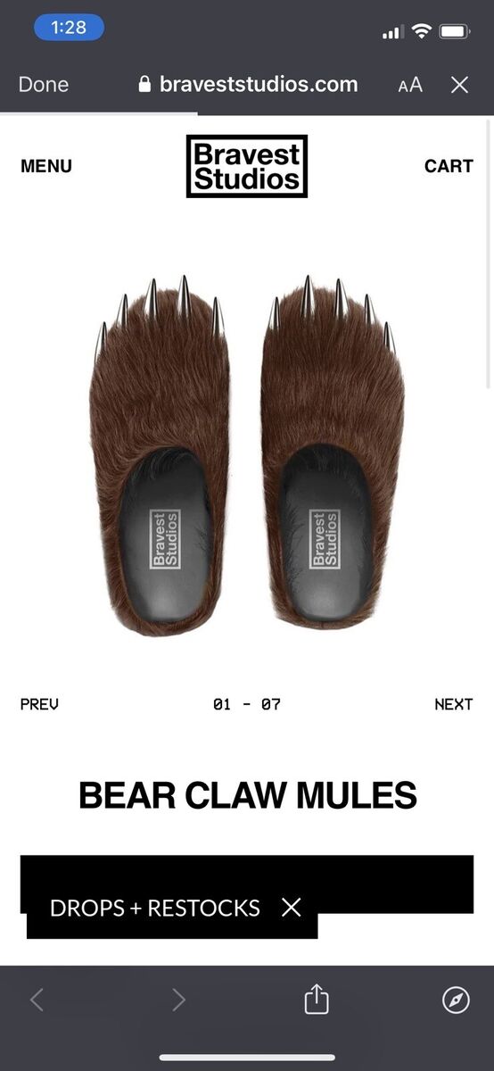 Bravest Studios Bear Claw Mule |SIZE 10| ORDER CONFIRMED | eBay Bravest Studios Bear Claw Mule |SIZE 10| ORDER CONFIRMED | eBay